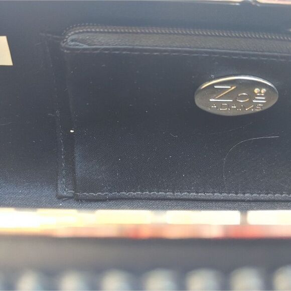 Zoe Adams Women's Black/Clear Rhinestone Convertible Clutch Bag. - Picture 6 of 6